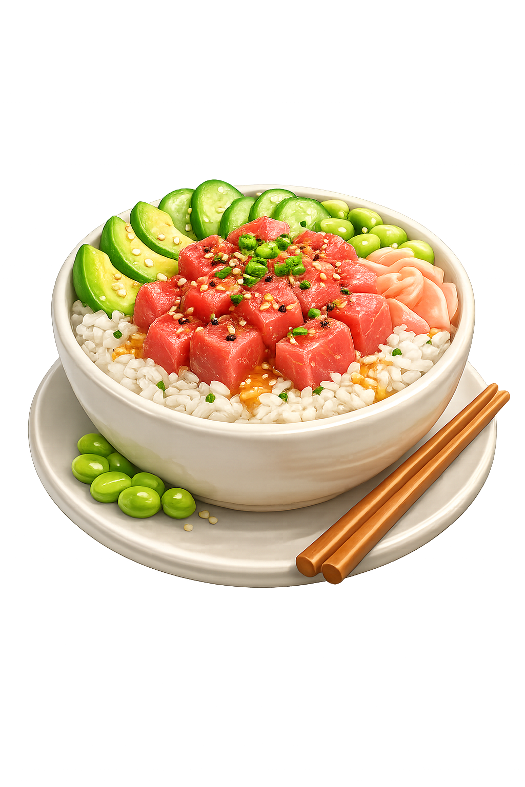 Tuna jasmine rice bowl